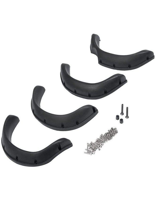 WEFEINO 4PCS RC Wheels Fender Flares Upgrade Parts for Trail Finder 2 TF2 1/10 Scale RC Crawler Car - Image 4